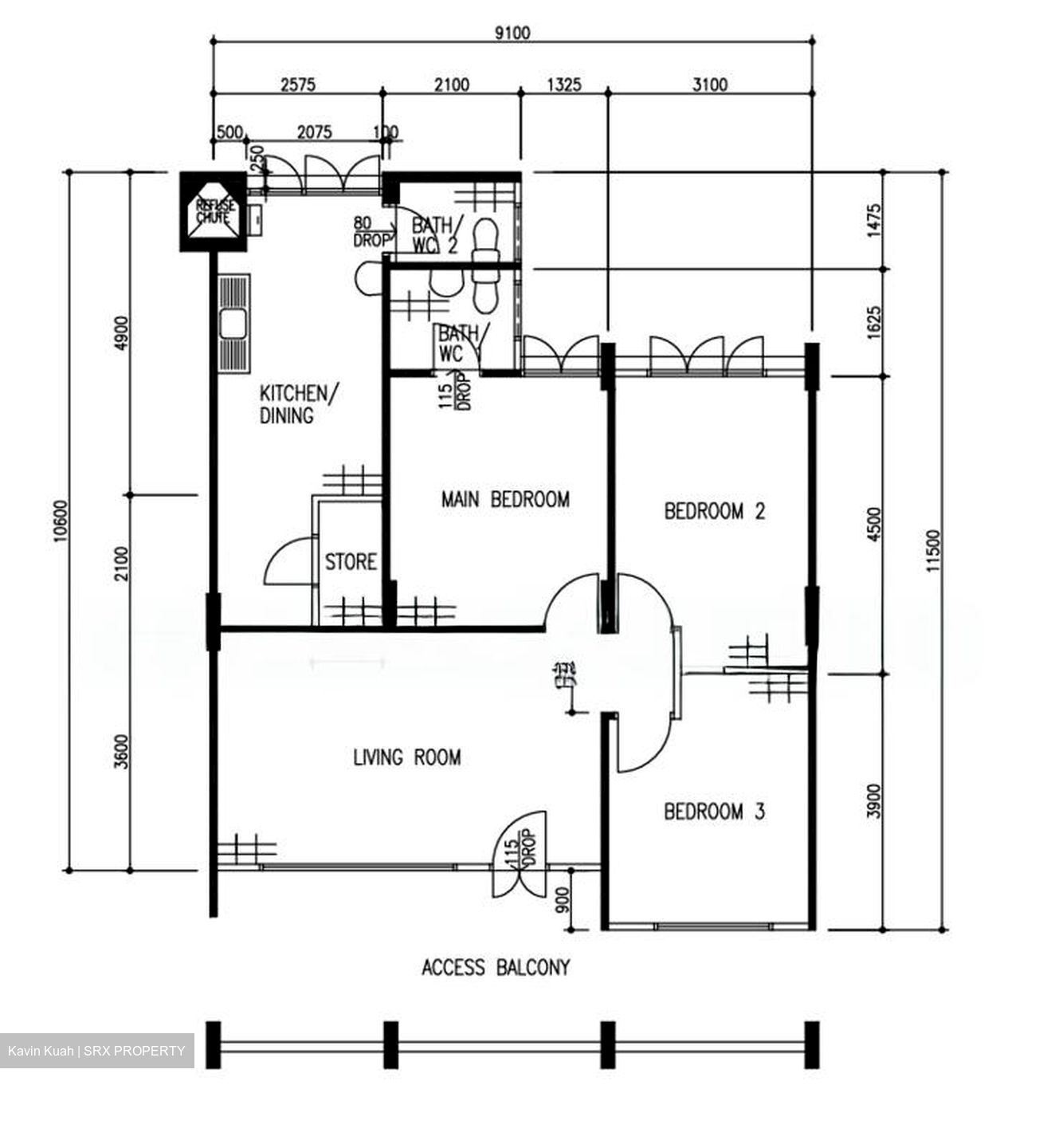 Blk 842 Woodlands Street 82 (Woodlands), HDB 4 Rooms #575622531